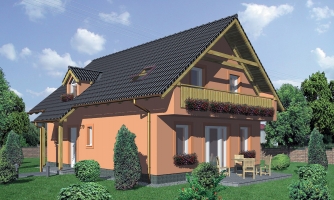 Narrower multi-storey house with a room on the ground floor.